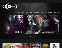 Tablet Screenshot of outside-recordings.com